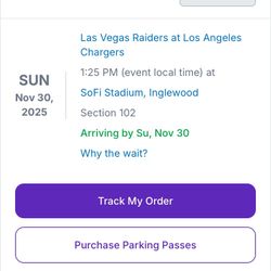 Raiders Vs chargers 11/30/2025