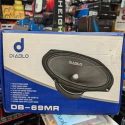  Diablo DB-69MR car audio midrange speaker. 
