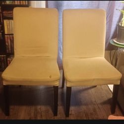 Free! 2 Ikea dining chairs 