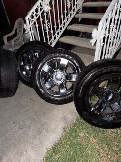 Chevy rims with tires