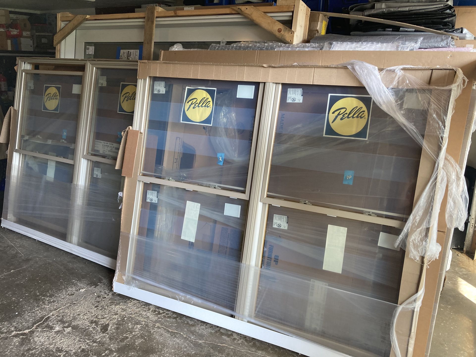 New windows , Pella Lifestyle , 72 by 60 3/4 by 4 9/16 jamb