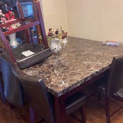 Dining Room Table With 4 Chairs