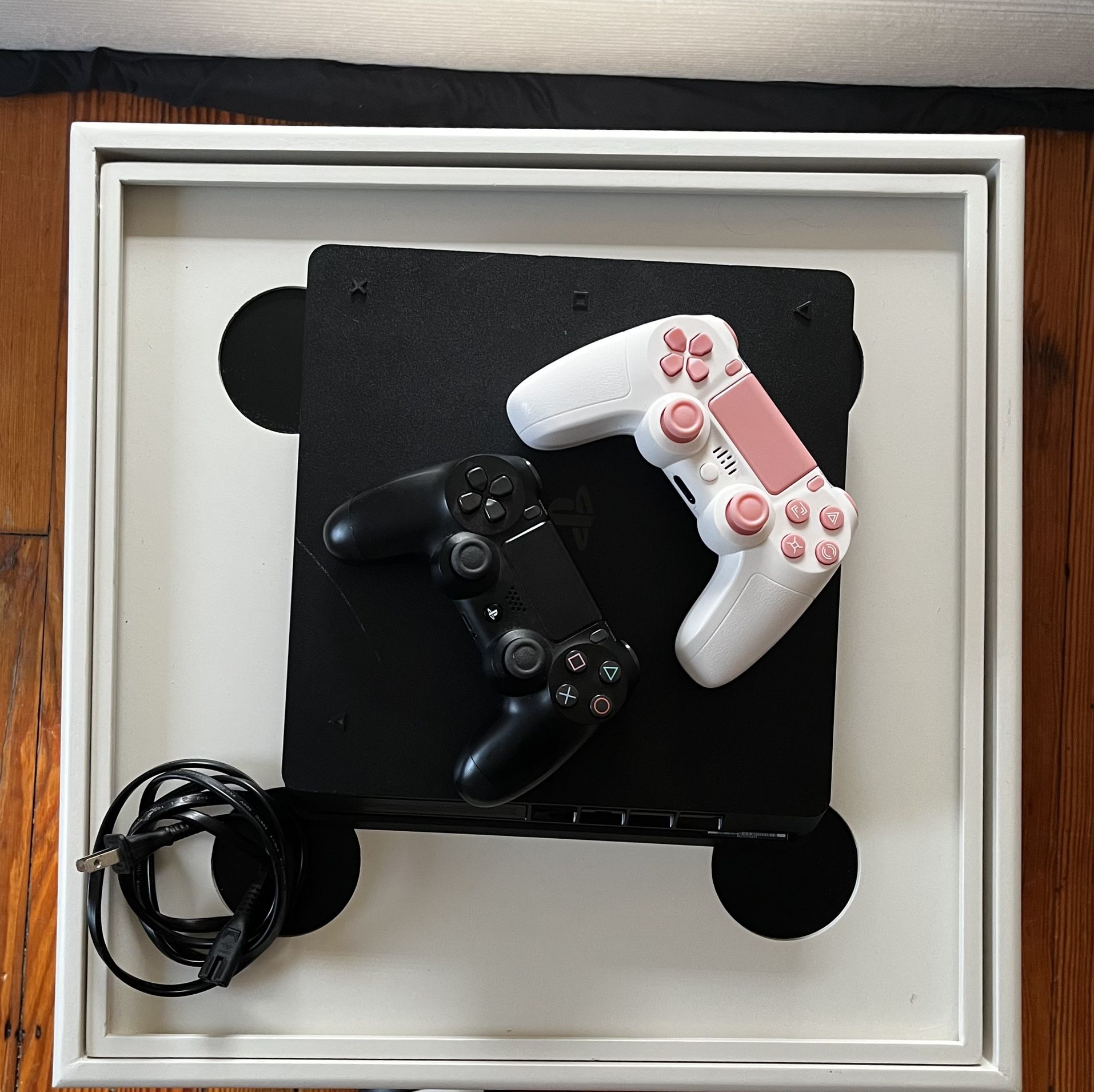 PS4 Slim With 2 Controllers