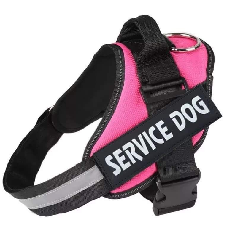 Service Dog Harness Pink Vest BRAND NEW All Sizes XS S M L XL XXL