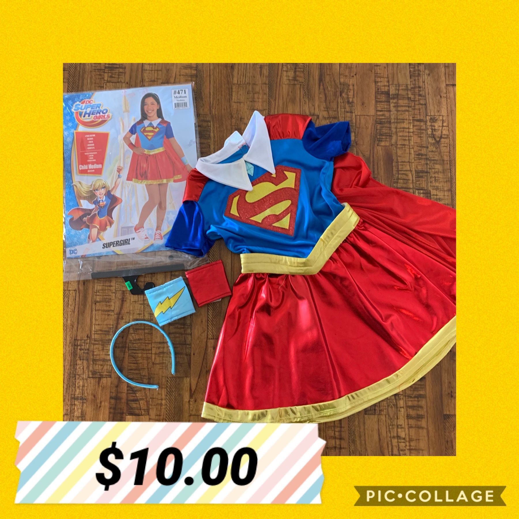 supergirl costume. size medium.$10.00