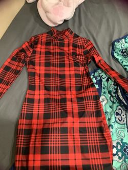 New Red Dress Shein Sz M