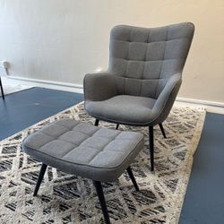 Chair and Ottoman 