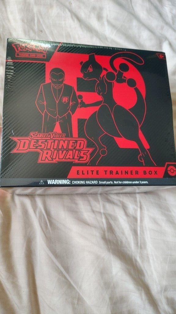 New Scarlet & Violet Destined Rivals Pokémon Elite Trainer Box Etb Pokemon Cards