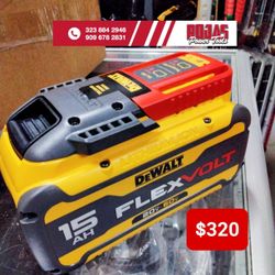 DeWalt FLEXVOLT 20v 60v Lithium Ion Battery 15 Ah for Sale in