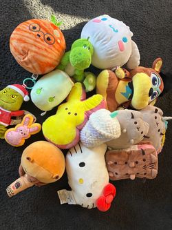 Mixed Plush Stuffed Animal Lot