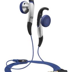 Brand new Sennheiser - Adidas MX 685 Sports Earbud Headphones - Black/Blue/Silver