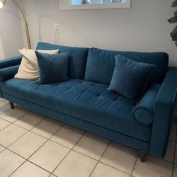 Teal Couch
