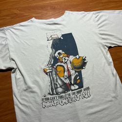 Vintage 1993 Single stitch Top Dawg Dog basketball hoop hard tshirt  Size XL 