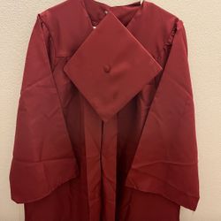 Burgundy, Graduation cap and gown