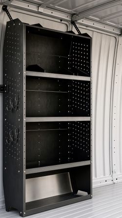 Cargo Van Shelving by StarONE - Durable Steel, 60" Inches Tall, Adjustable Shelves and Dividers