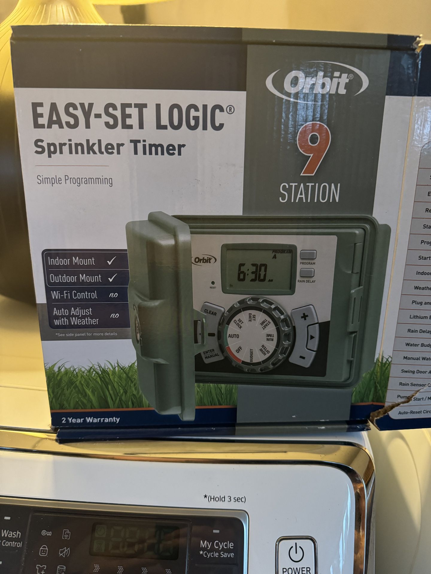 Easy Set Logic Sprinkler Timer With Simple Program