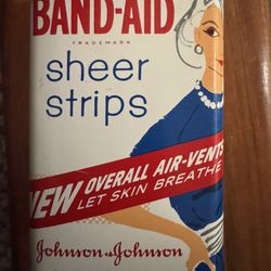 Vintage Band-Aid Tin: 1950