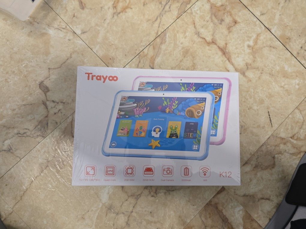 Kids Tablet, Trayoo 10.1 Inches Tablet for Kids