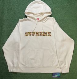Supreme white Jewels hoodie