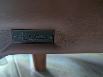 Brown 🤎 leather couch