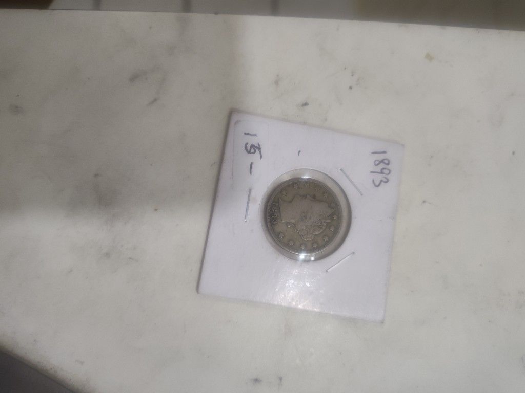 1893 V Nickel Mint State