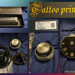 Tattoo Power Supply- pedal- And Tattoo Printer