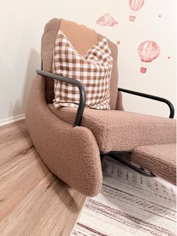 Brand New Bouclé Recliner Chair – Never Used