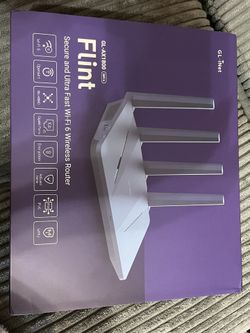 GL.iNet GL-AX1800(Flint) WiFi 6 Router - Dual Band Gigabit Wireless Internet Router