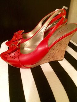 Red Guess shoes