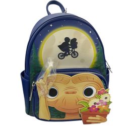 Loungefly ET “I’ll Be Right Here” Glow in the Dark backpack- New