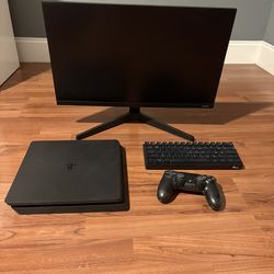 Samsung 24” Computer Monitor,Keyboard And PS 4