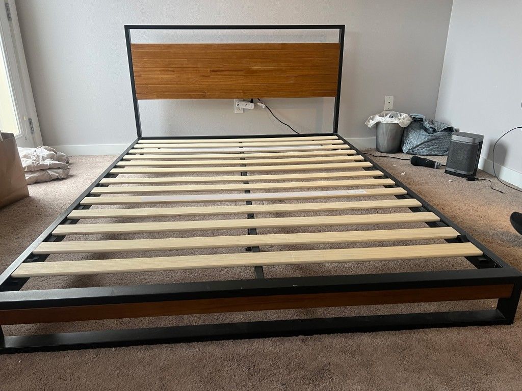 QUEEN BED FRAME $40 OBO