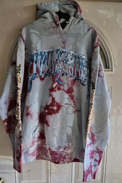 CIVIL REGIME WHITE ROSES EMBROIDERY HOODIE