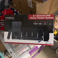 5.1 Channel DVD Home Theater System Supersonic