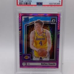Dalton Knecht Optic Pink Hyper  PSA 9 - $35