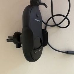 Wireless Car Phone Mount & Qi Charger – Auto-Clamping