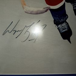 Wayne Gretzky Autographed Lithograph Lmt Of 99 Made