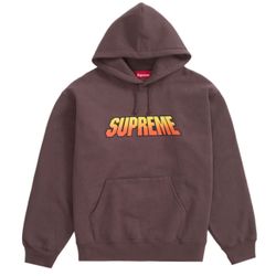 Supreme Gradient Hoodie Brown