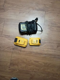 DeWalt Cargador 20 V Con 2 Baterias