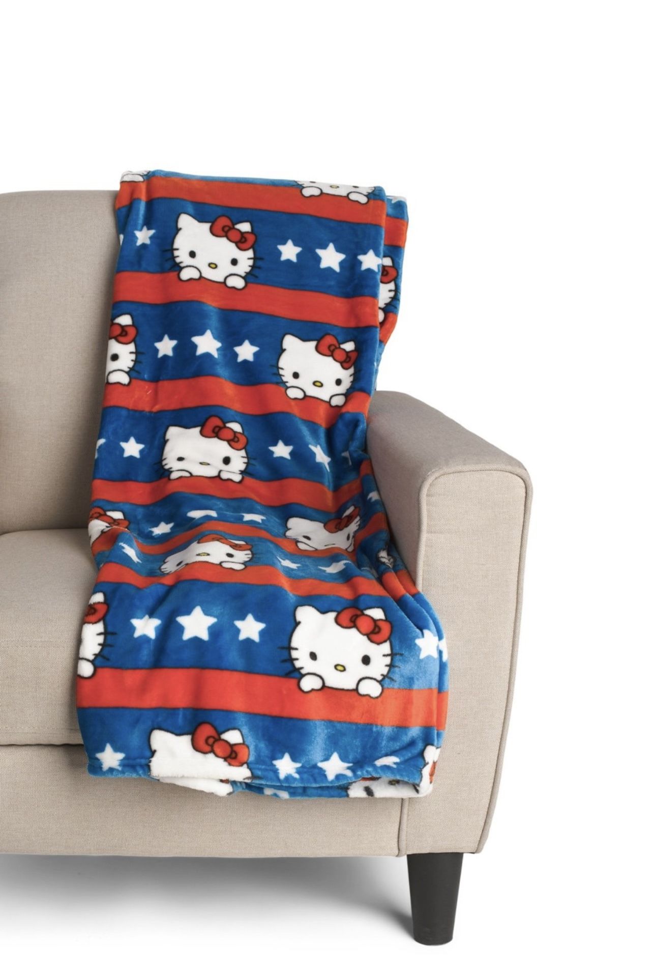 Hello Kitty Patriotic Blanket