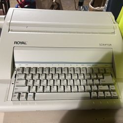 Royal Scriptor Typewriter 