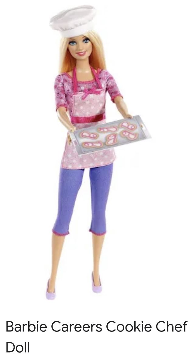 Barbie “Career” Doll - Cookie Chef with Accessories - NEW