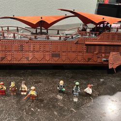 Lego Ucs Jabba Sail Barge And Desert Skiff And Sarlac Put