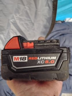 Milwaukee Red Lithium XC 5.0ah Battery Pack