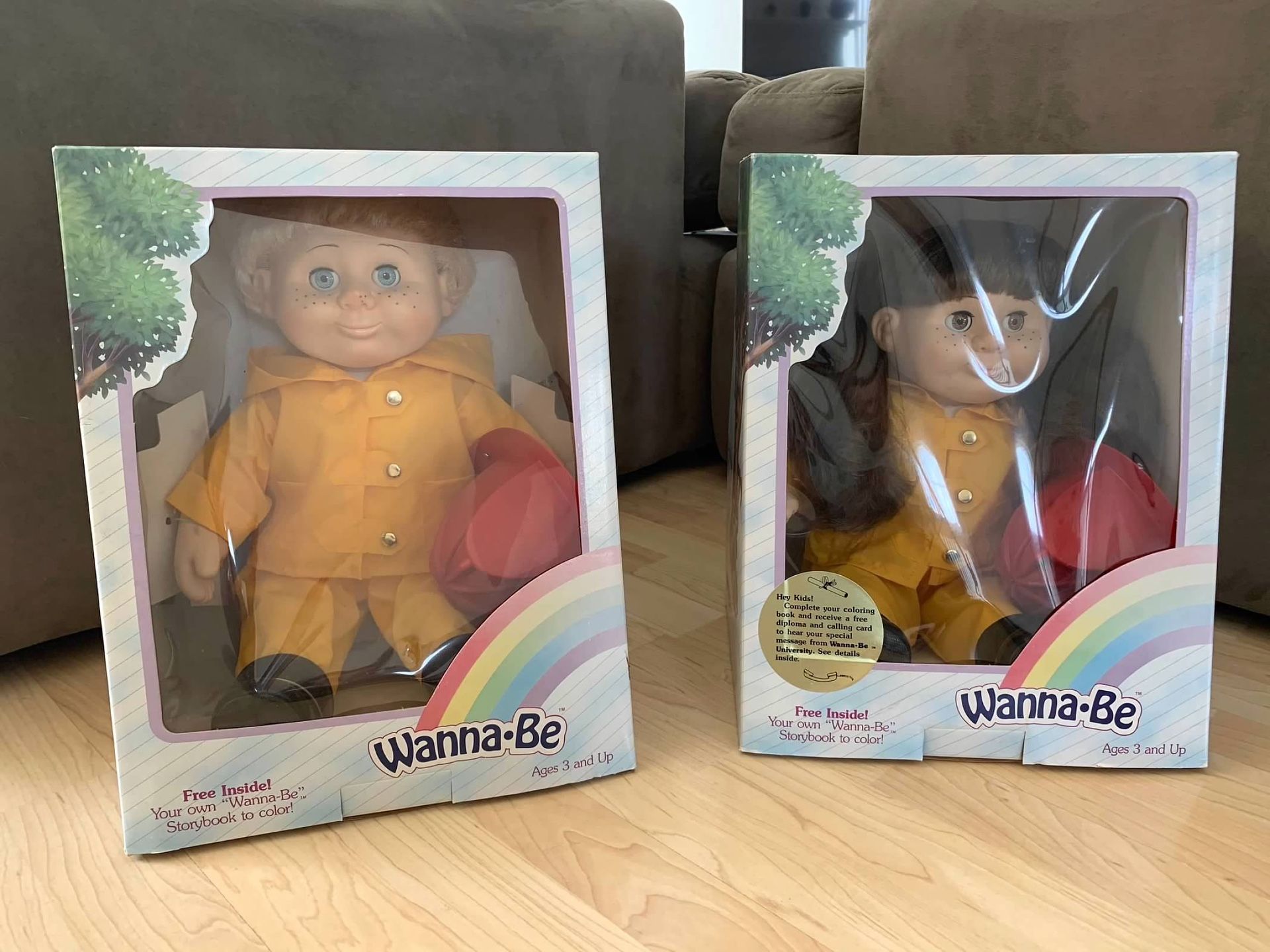 Firefighter- Wanna Be Dolls Set Of 2