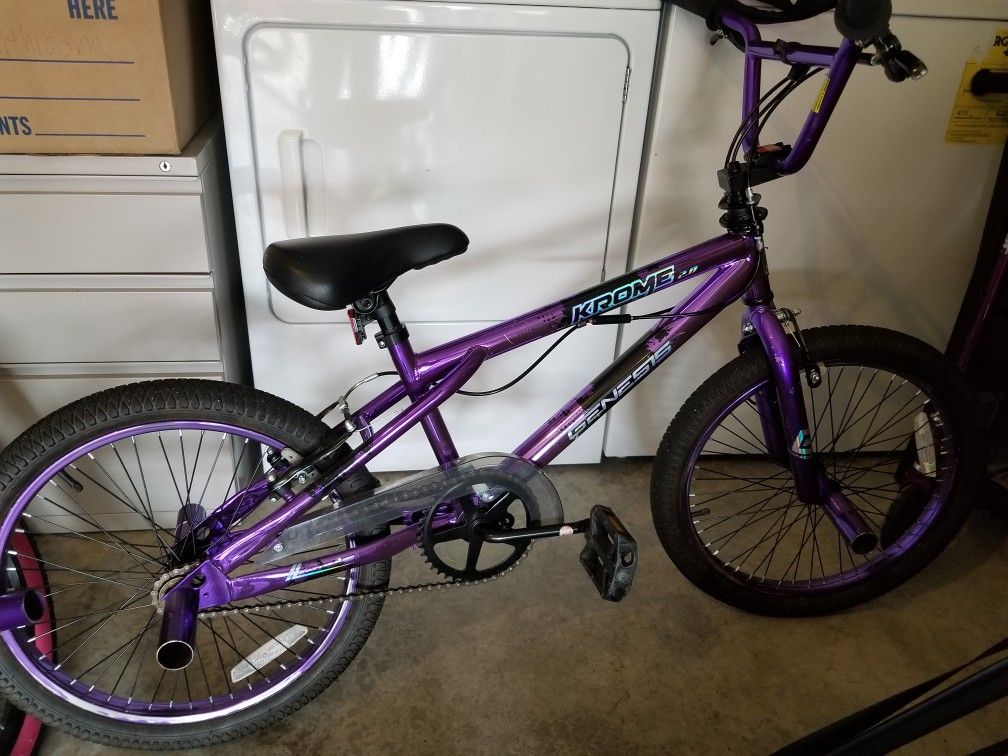 Girl's Genesis Krome BMX bike