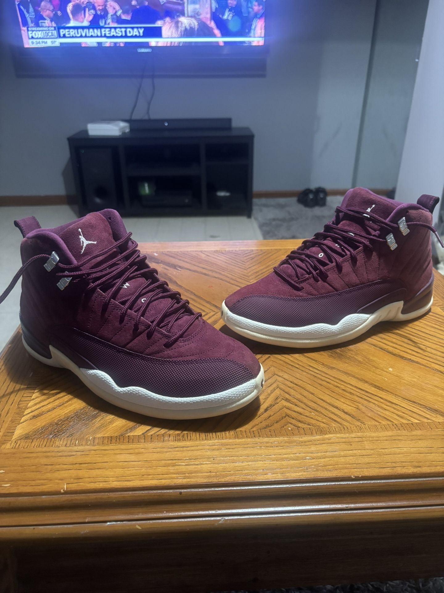 Jordan Retro 12 Bordeaux Size 10