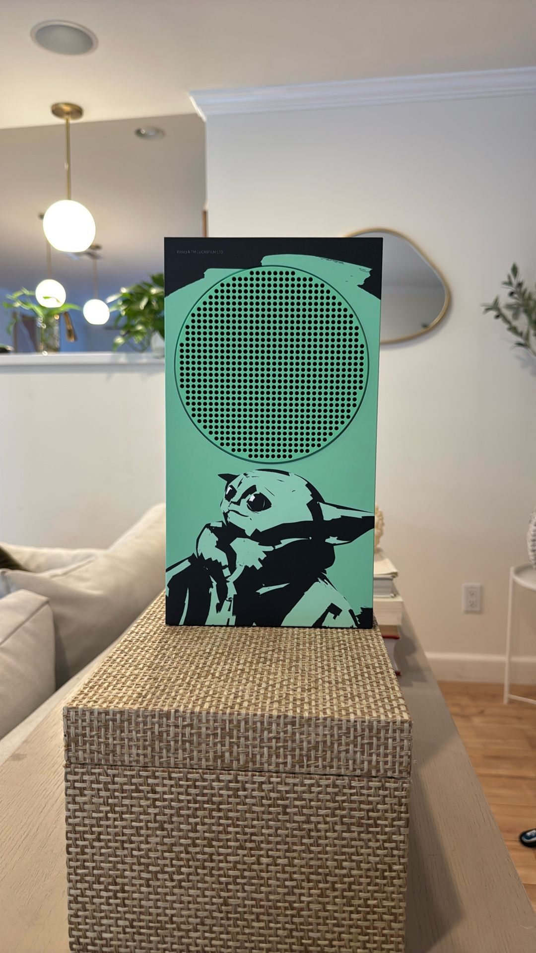 Exclusive Official Mandalorian Grogu Xbox (used once)