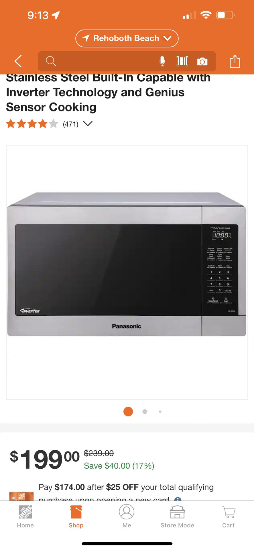 Microwave Panasonic 