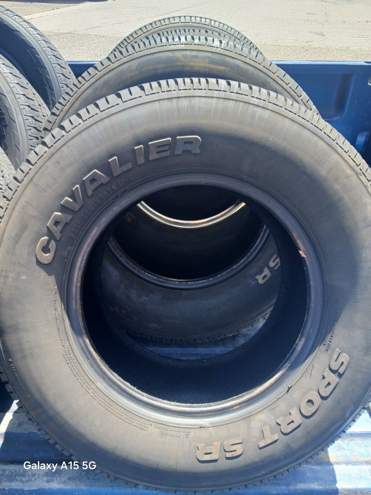 275/60R15 Tires (2) 235/70R15 Tires (2)